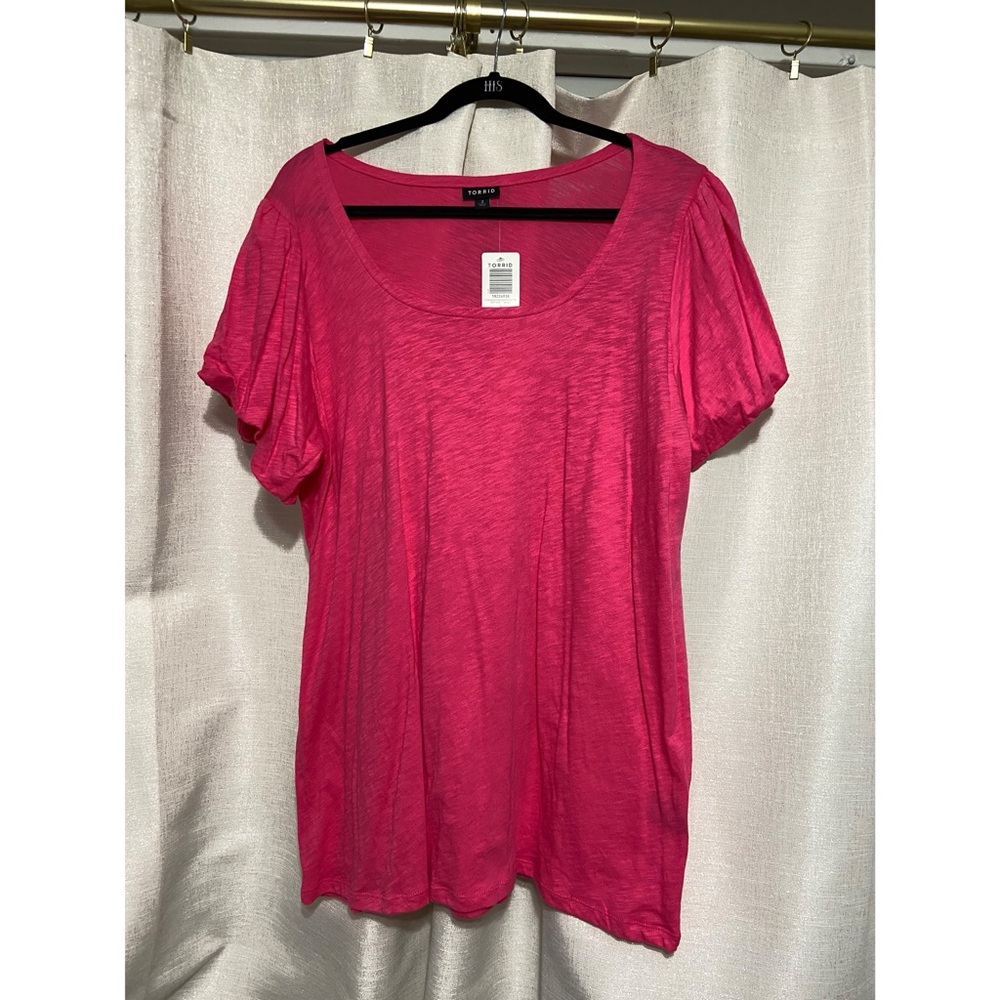 Torrid Heritage Slub Puff Sleeve Tee